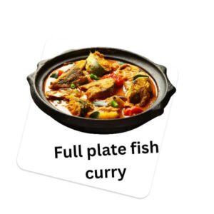 Fish curry full plate