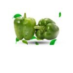 fresh green capsicum